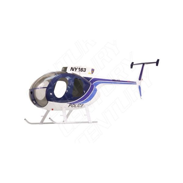Acheter 🥰 Heli-Scale Hughes 500D FUNKEY “NYPD” Bleu Classe 700 ✔️ 1