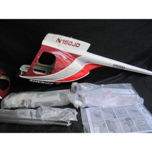 Tout neuf 🧨 Heli-Scale Hughes 500E FUNKEY “SHERIFF” Classe 600 🎁 18
