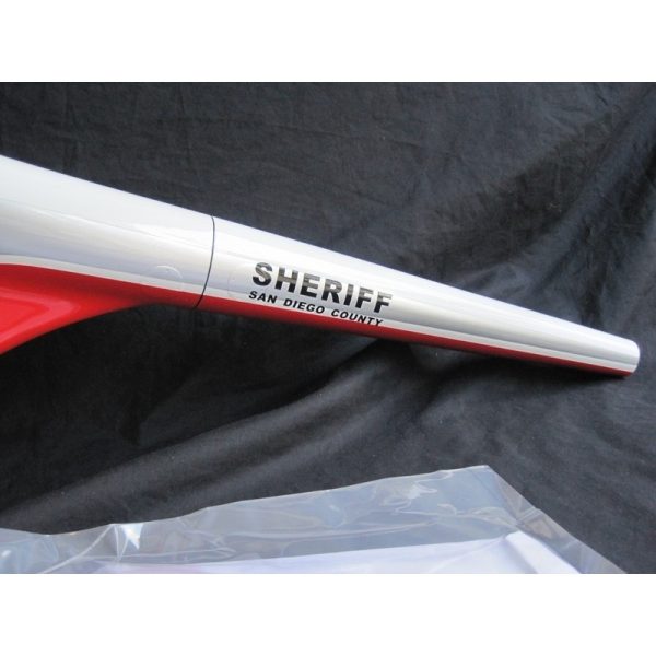 Tout neuf 🧨 Heli-Scale Hughes 500E FUNKEY “SHERIFF” Classe 600 🎁 6