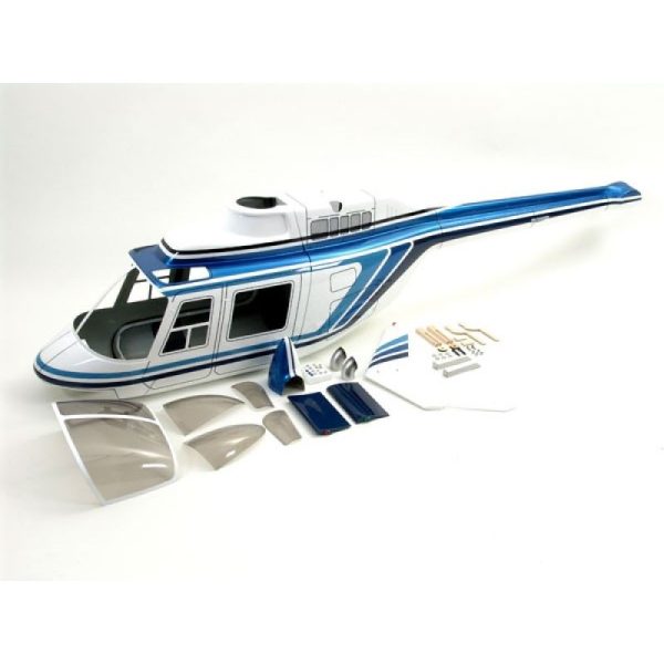 Acheter 👏 Heli-Scale Jet Ranger FUNKEY Classe 600 “Bleu” 🔥 1