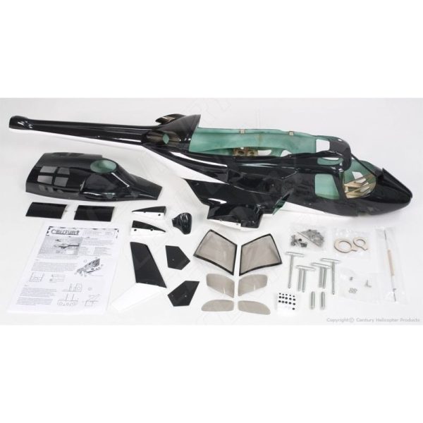 Nouveau 💯 Heli-Scale AIR WOLF FUNKEY Noir Classe 600 🛒 1