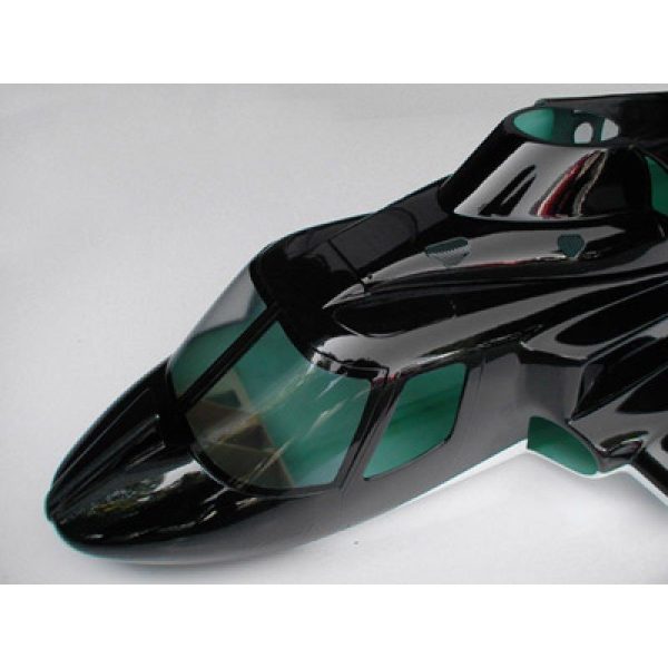 Nouveau 💯 Heli-Scale AIR WOLF FUNKEY Noir Classe 600 🛒 5