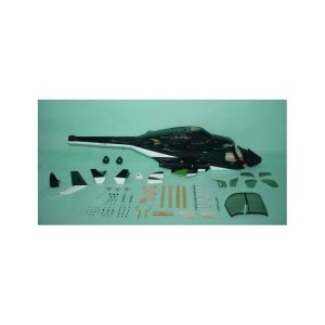 Nouveau 💯 Heli-Scale AIR WOLF FUNKEY Noir Classe 600 🛒 17