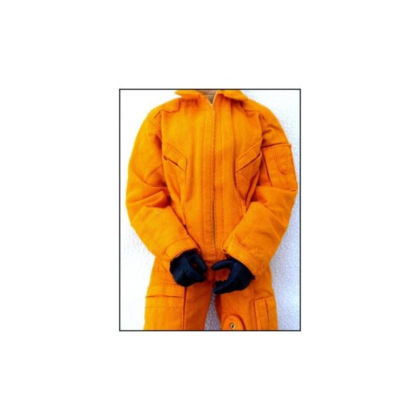 Promo 🎉 Heli-Scale Pilote Hélicoptère 1:7 (25cm) Orange 💯 12