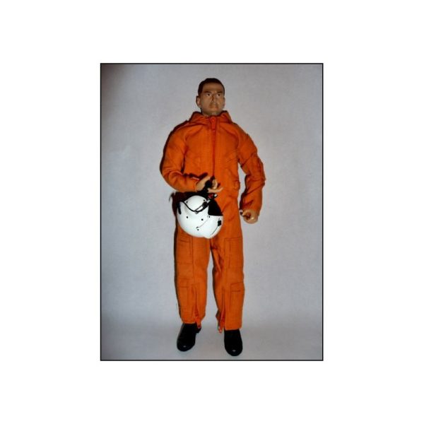 Vente flash ⭐ Heli-Scale Pilote Hélicoptère 1:6 (30cm) Orange ✨ 6