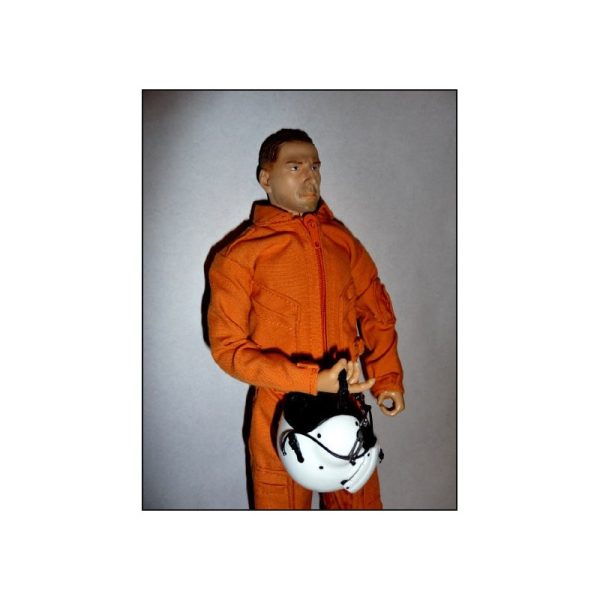 Vente flash ⭐ Heli-Scale Pilote Hélicoptère 1:6 (30cm) Orange ✨ 10