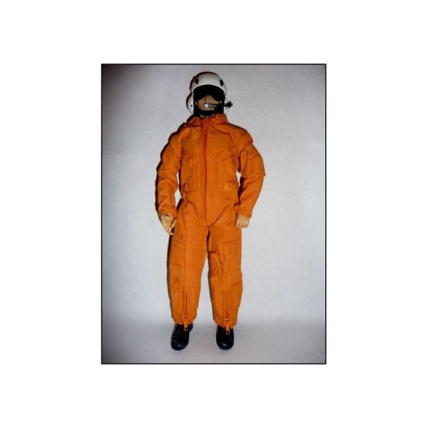 Vente flash ⭐ Heli-Scale Pilote Hélicoptère 1:6 (30cm) Orange ✨ 14