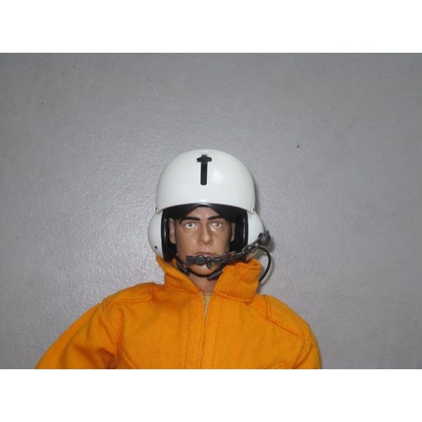 Vente flash ⭐ Heli-Scale Pilote Hélicoptère 1:6 (30cm) Orange ✨ 4
