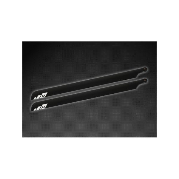 Remise 🤩 Heli-Scale 2 Pales Maquette MATTBLACK Spinblades 700mm 🔔 1