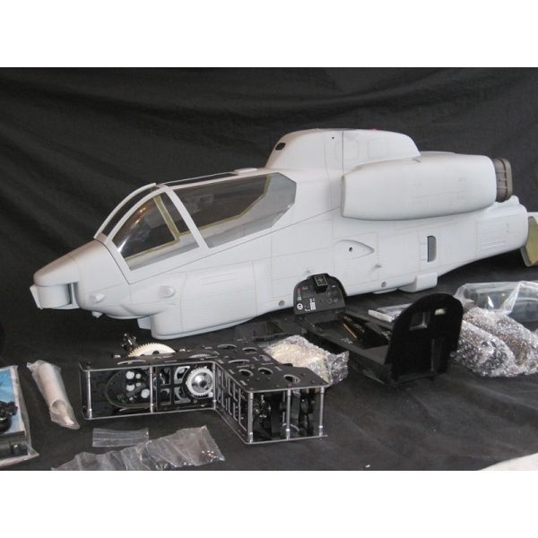 Tout neuf 😀 Heli-Scale Cobra Bell AH-1W “Gris” Classe 700 Roban Compactor 🔔 26