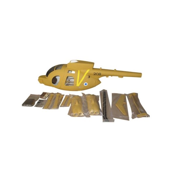 Sortie ⭐ Heli-Scale Hughes MD500 “desert Army” Classe 500 ⭐ 1