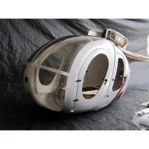 De gros 🔥 Heli-Scale Hughes MD500D “Silver” Classe 600 🔔 10