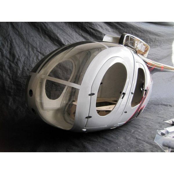 De gros 🔥 Heli-Scale Hughes MD500D “Silver” Classe 600 🔔 3