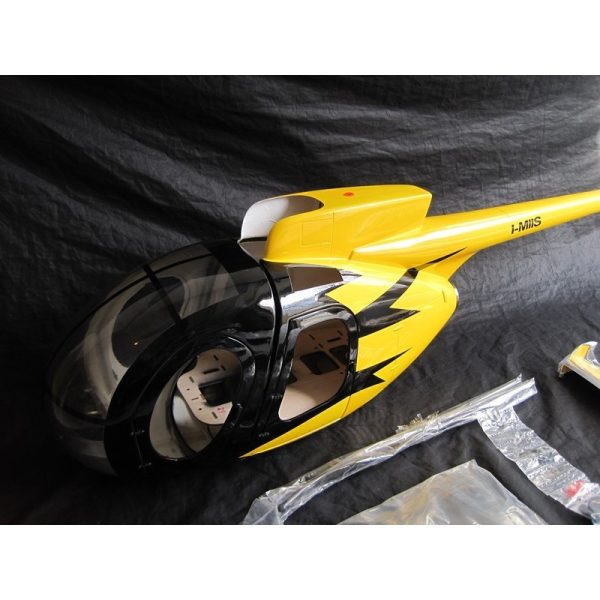 Budget ⭐ Heli-Scale Hughes MD500D “Yellow” Classe 600 🧨 1