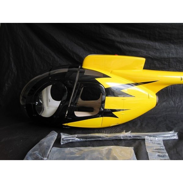 Budget ⭐ Heli-Scale Hughes MD500D “Yellow” Classe 600 🧨 5
