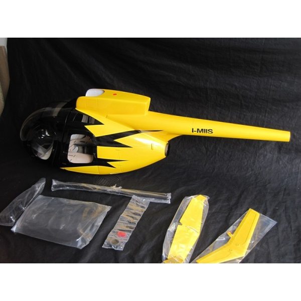 Budget ⭐ Heli-Scale Hughes MD500D “Yellow” Classe 600 🧨 6