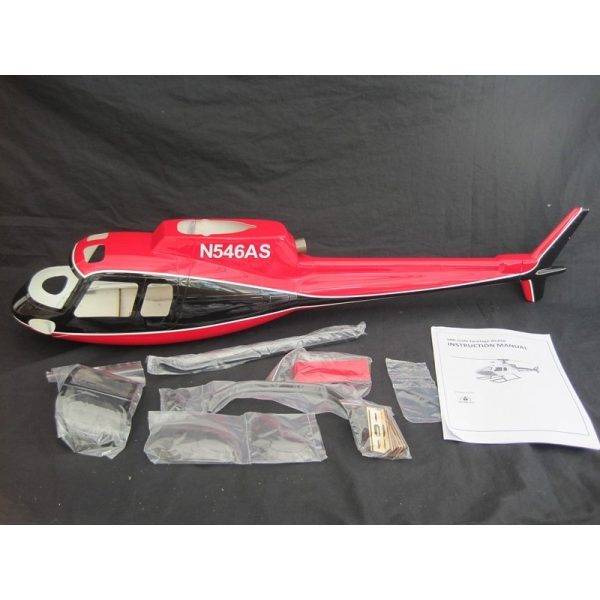 Sortie 😉 Heli-Scale AS-350 Classe 500 “rouge/noir” Roban 🧨 3