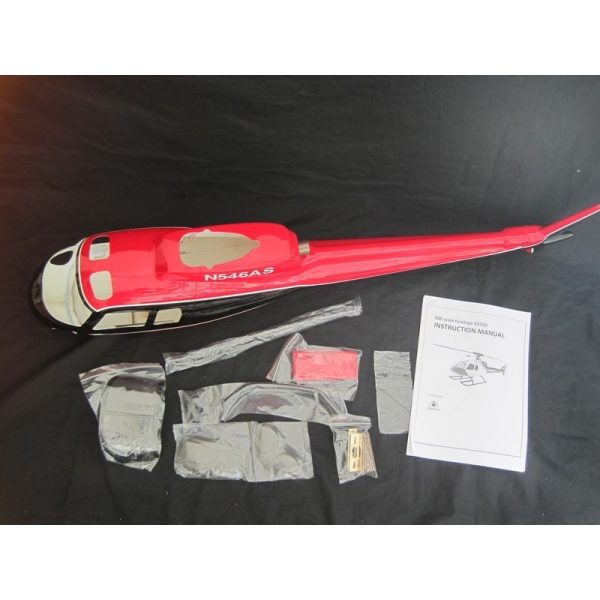 Sortie 😉 Heli-Scale AS-350 Classe 500 “rouge/noir” Roban 🧨 4