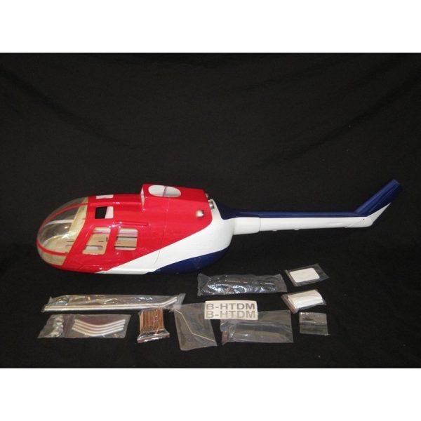 Le moins cher 🔥 Heli-Scale BO-105 “RWB” Classe 500 🧨 5