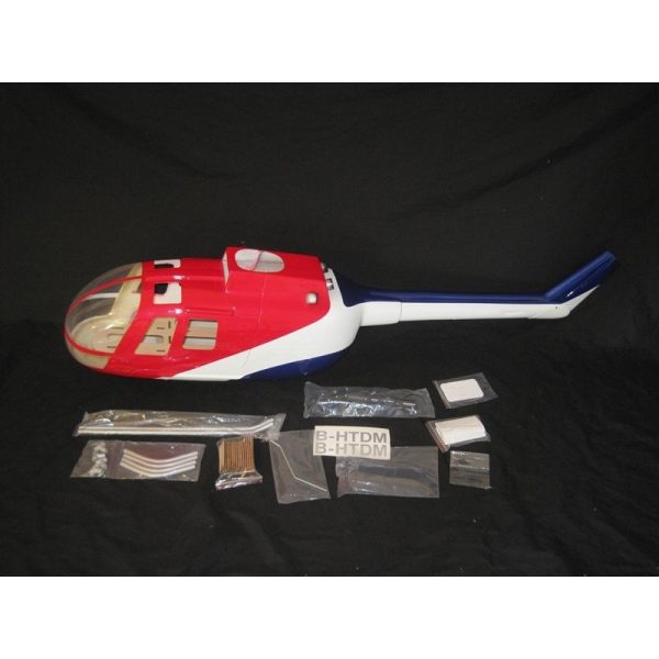 Le moins cher 🔥 Heli-Scale BO-105 “RWB” Classe 500 🧨 6
