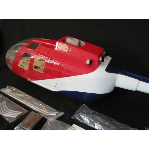 Le moins cher 🔥 Heli-Scale BO-105 “RWB” Classe 500 🧨 7