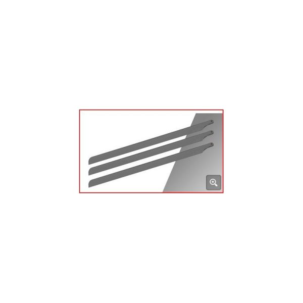 Coupon 🤩 Heli-Scale 3 PALES MAQUETTE SPINBLADES CLASSE 600 (600MN) Grises 🎉 1