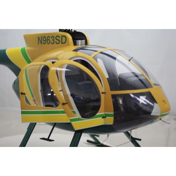 Tout neuf 🤩 Heli-Scale Hughes MD500E Compactor Classe 800 Bleu / Gris 🔥 11