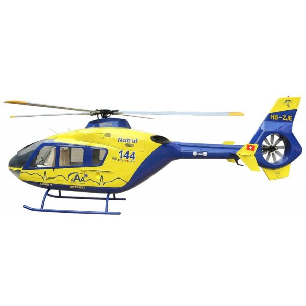 De gros 👏 Heli-Scale EC-135 Roban Compactor Classe 800 Jaune 🎁 7