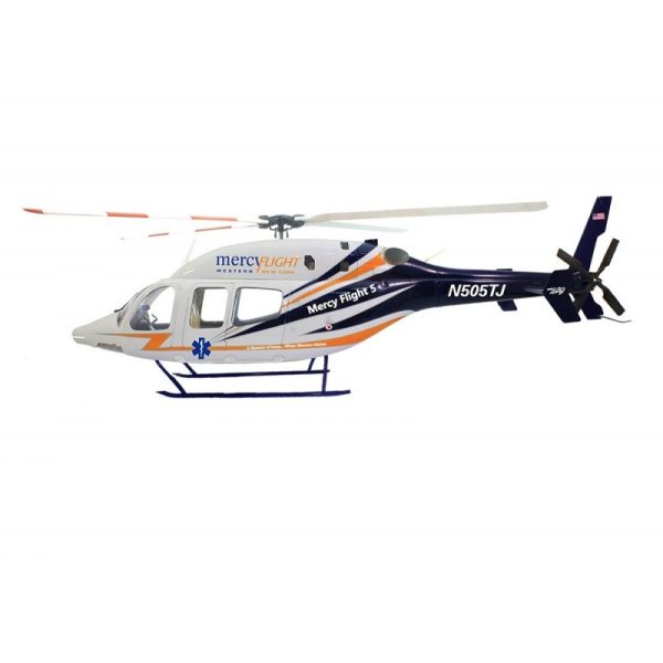 Tout neuf 🔔 Heli-Scale Bell 429 Compactor “Merci Flight” Classe 700 🎁 1