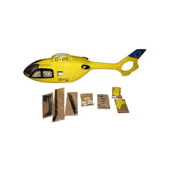Sortie ❤️ Heli-Scale EC-135 Jaune Classe 500 🔥 5
