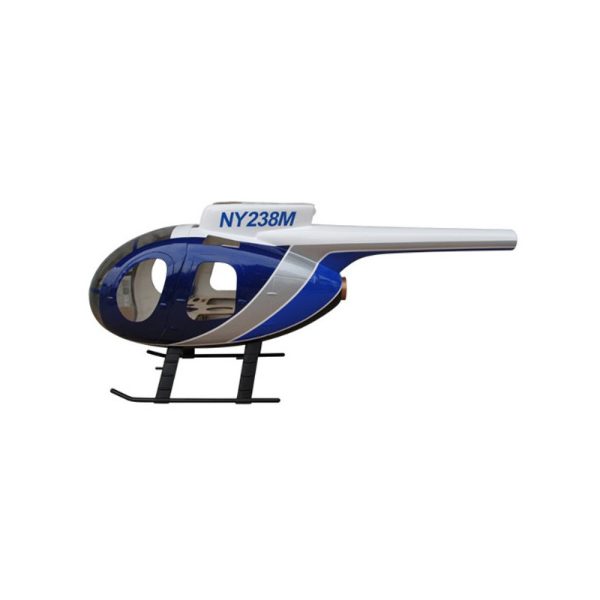 Coupon 🛒 Heli-Scale HUGHES 500D Police Bleu Classe 450 ✔️ 3