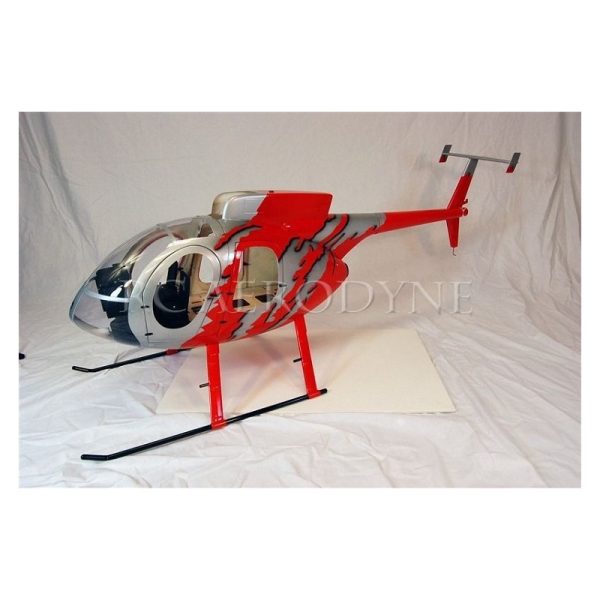 Remise 😀 Heli-Scale Hughes MD500E G-Jive Rouge V2 Compactor Classe 800 🔥 5