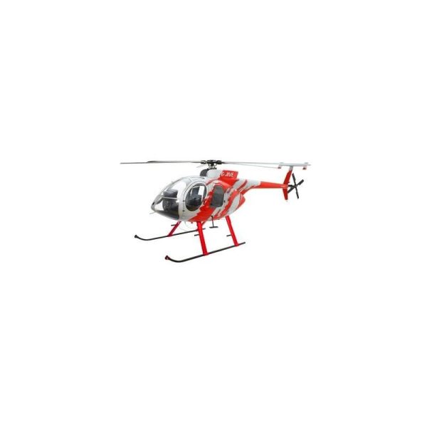Remise 😀 Heli-Scale Hughes MD500E G-Jive Rouge V2 Compactor Classe 800 🔥 1