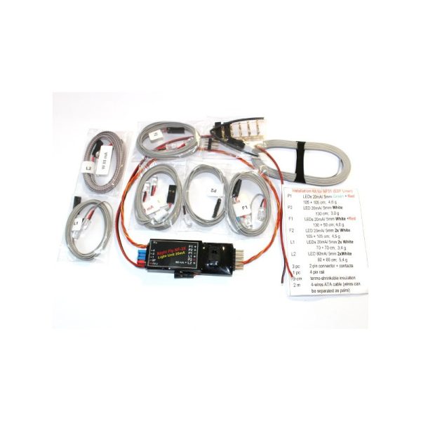 Budget 🤩 Heli-Scale Feux De Position Maquette LED 5mm/20mA (1xV, 2xR, 6xB) Et LED 5mm/80mA (2xB) ⌛ 1