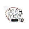 Budget 🥰 Heli-Scale Feux De Position Maquette LED 5mm/80mA (1xV, 2xR, 6xB) Et LED 8mm/120mA (2xB) ⌛ 5