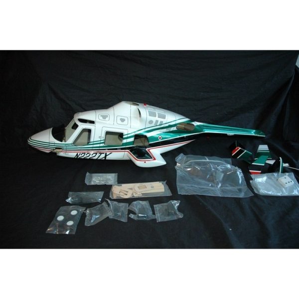 Vente flash 🥰 Heli-Scale Bell 222 “Vert” FUNKEY Classe 600 👍 7