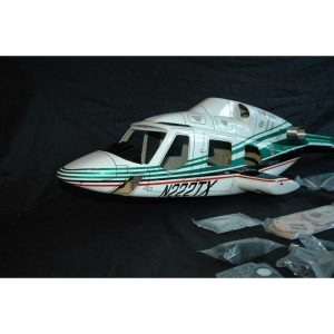Vente flash 🥰 Heli-Scale Bell 222 “Vert” FUNKEY Classe 600 👍 27