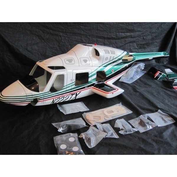Vente flash 🥰 Heli-Scale Bell 222 “Vert” FUNKEY Classe 600 👍 10