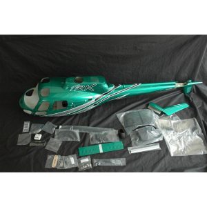 Bon marché 🎁 Heli-Scale AS-350 Ecureuil (A-Star) FUNKEY Classe 600 “Silver Green” Edition Deluxe 🎉 14