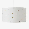 Abat-jour Pour Suspension Pois Brodés Petits Pois Beige / Multicolore – Vertbaudet 11