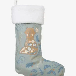 Chaussette De Noël Renard Scandinave Vert / Bleu – Vertbaudet 9