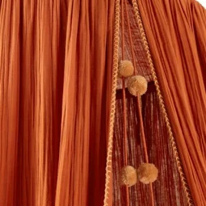 Ciel De Lit En Gaze De Coton WILD SAHARA Terracotta – Vertbaudet 9