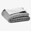 Couverture Bébé Bi-face Minky/molleton STELLA Gris – Vertbaudet 22