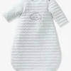 Gigoteuse Matelassée Bio Collection BIO NUAGE à Manches Amovibles Blanc – Vertbaudet 22