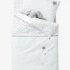 Housse De Couette Bébé PLUIE D’ETOILES Blanc/gris – Vertbaudet 14