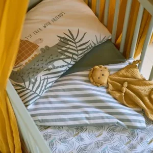 Housse De Couette Bébé TREK Oeko-Tex® Blanc Imprimé – Vertbaudet 10