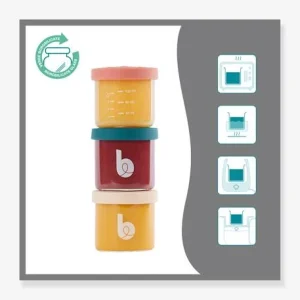 Isy Bowls 6 X 250ml + 3 X 120 Ml BABYMOOV Bleu – Babymoov 18