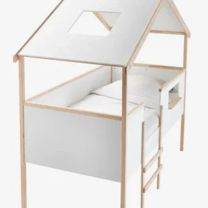 Lit Cabane Enfant Robinson Blanc – Vertbaudet 12