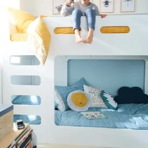 Lits Superposés Bas LIGNE FUJI Blanc – Vertbaudet 12