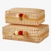 Lot De 2 Valisettes En Bambou Beige – Vertbaudet 20